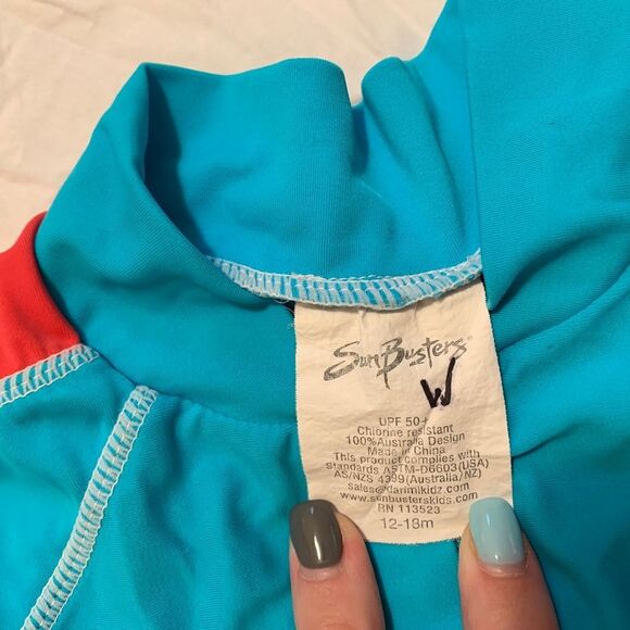 Girls 12-18 month swim busters upf50+ swim suit - Picture 3 of 5